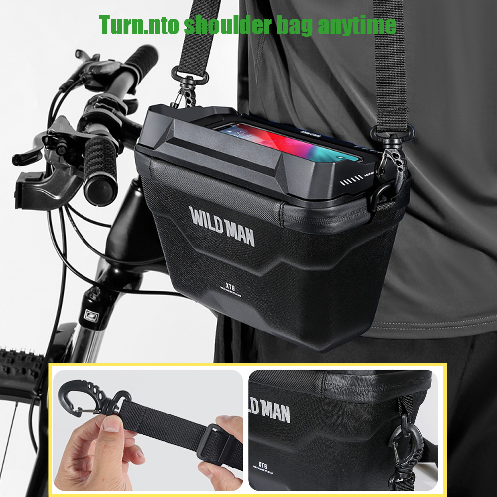 NEW  Bike Bag Big Capacity Waterproof Front Tube Cycling Bag MTB Handlebar Bag Front Trunk Pannier Pack Bike Accessories