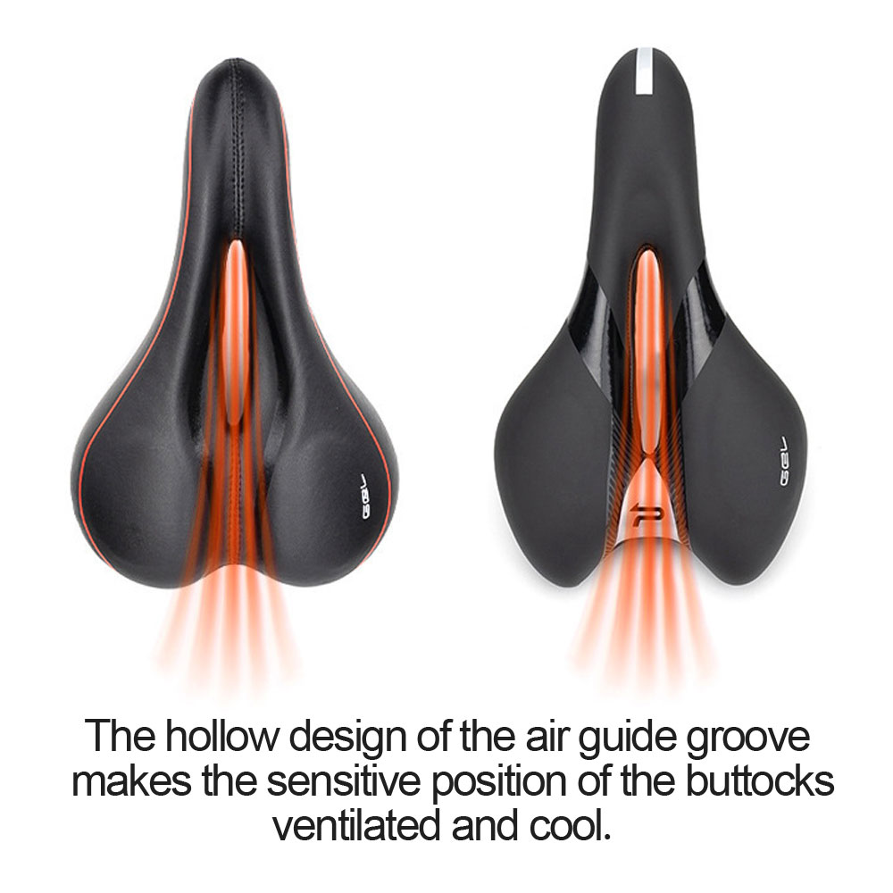 Bicycle Seat MTB Bike Saddles Steel NEW Saddle Rails Bicycle Cycling Breathable Seat Cushion Bike Racing Saddle Parts Components